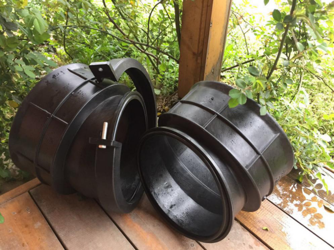 管道連接塑料窨井，有標高差怎么辦？